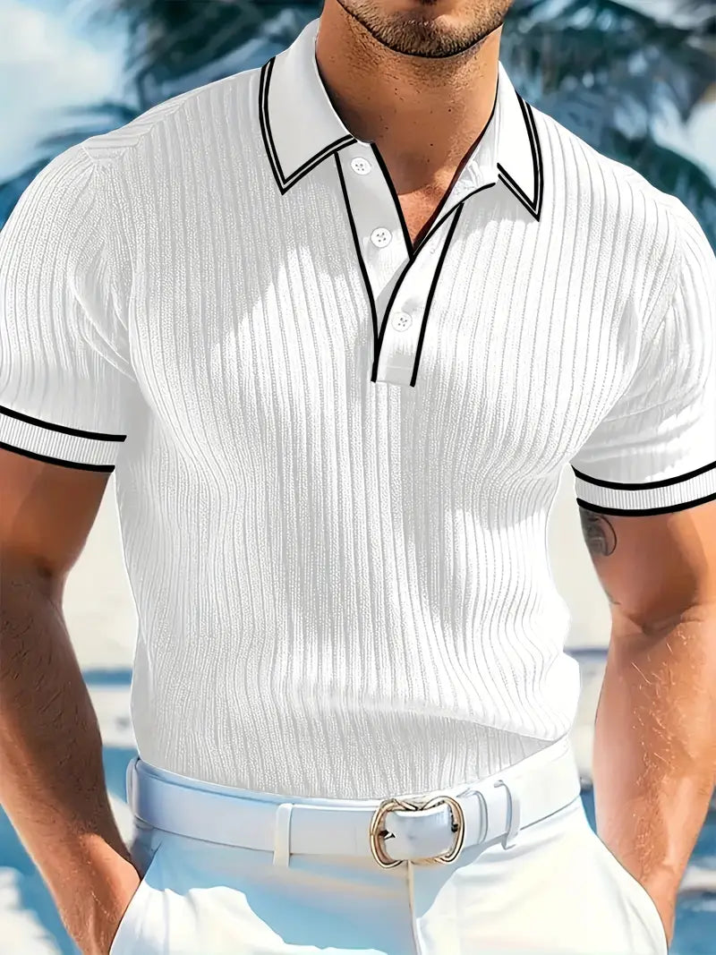 Louis – Polo structuré élégant
