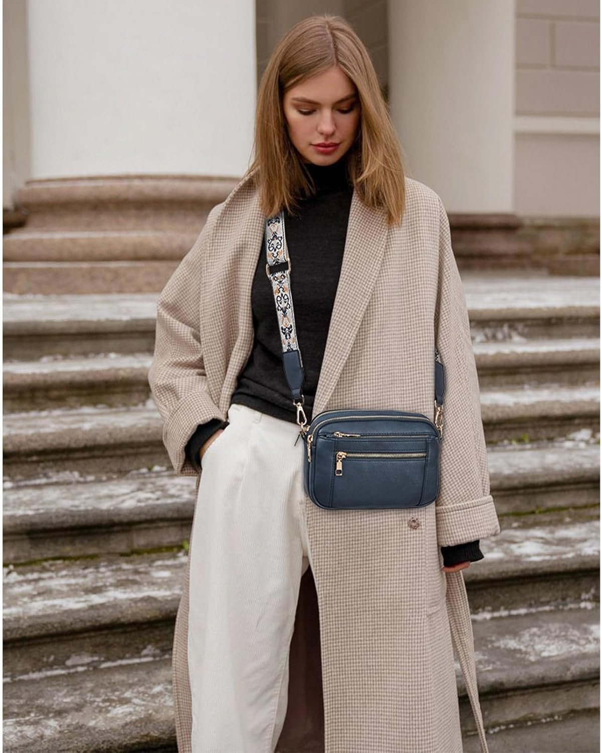 Noémie – Sac en cuir raffiné avec bandoulière
