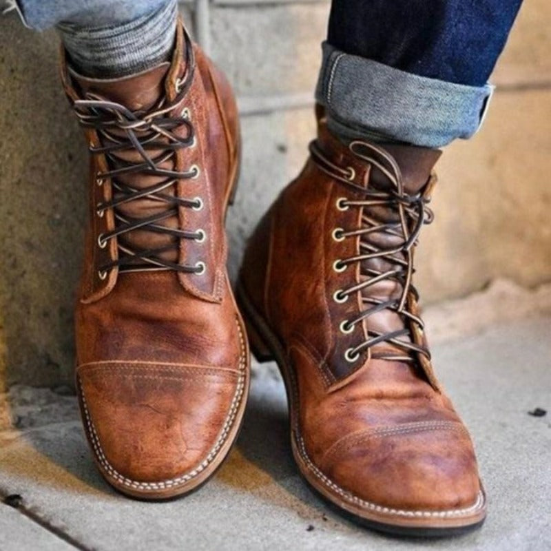 Martial - Bottes en cuir élégantes