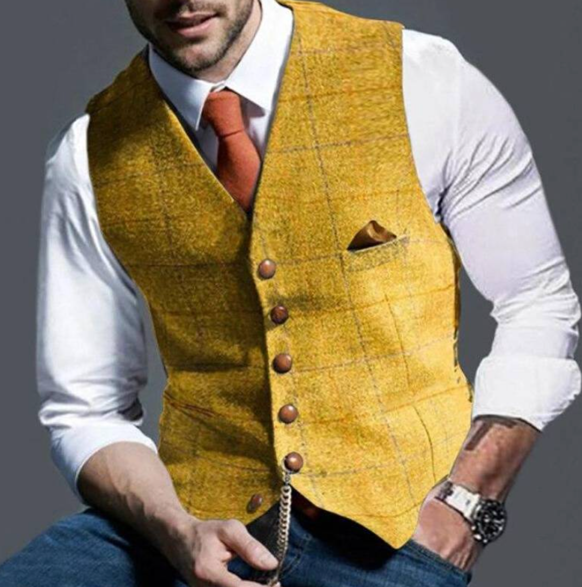 Roland - Gilet élégant avec confort suprême