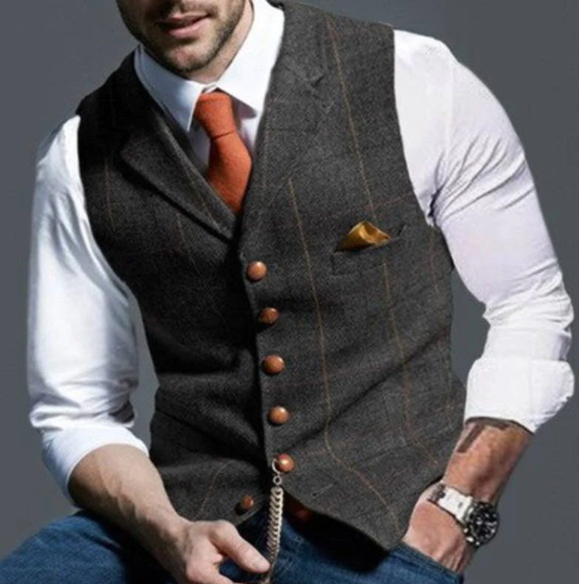 Roland - Gilet élégant avec confort suprême