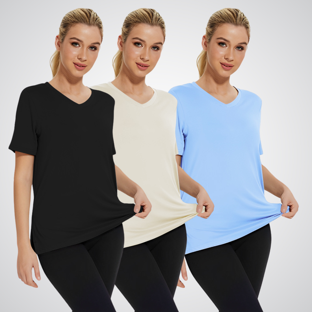 Zélia – Lot de t-shirts décontractés (lot de 3)