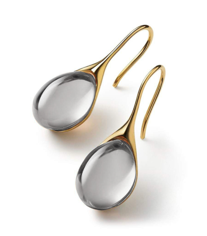 Boucles d'oreilles pendantes en cristal