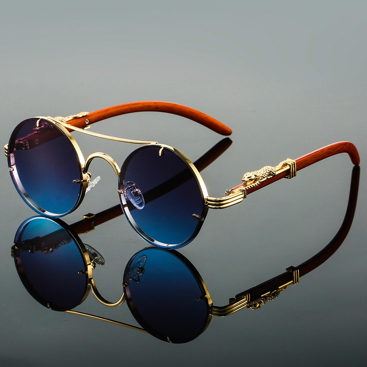 Léon – Lunettes de soleil rétro élégantes