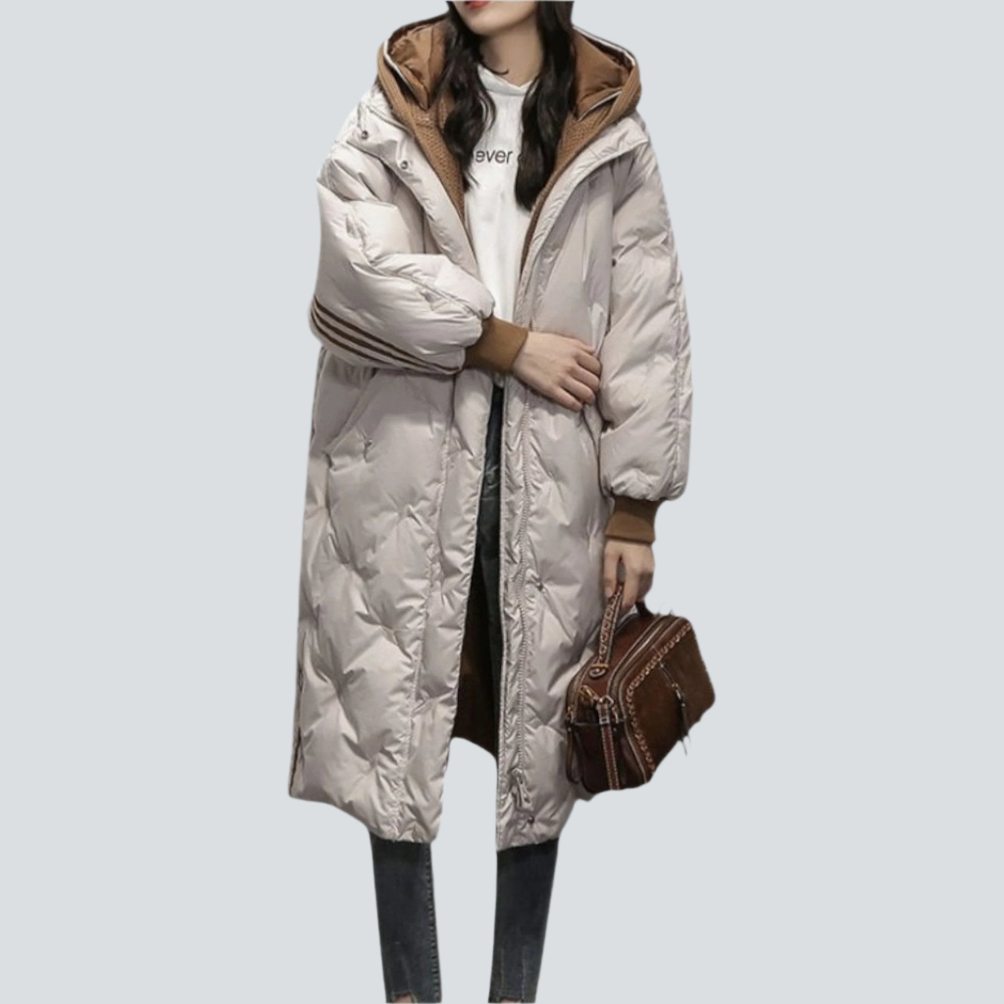 Amélina - Élégante veste d'hiver longue