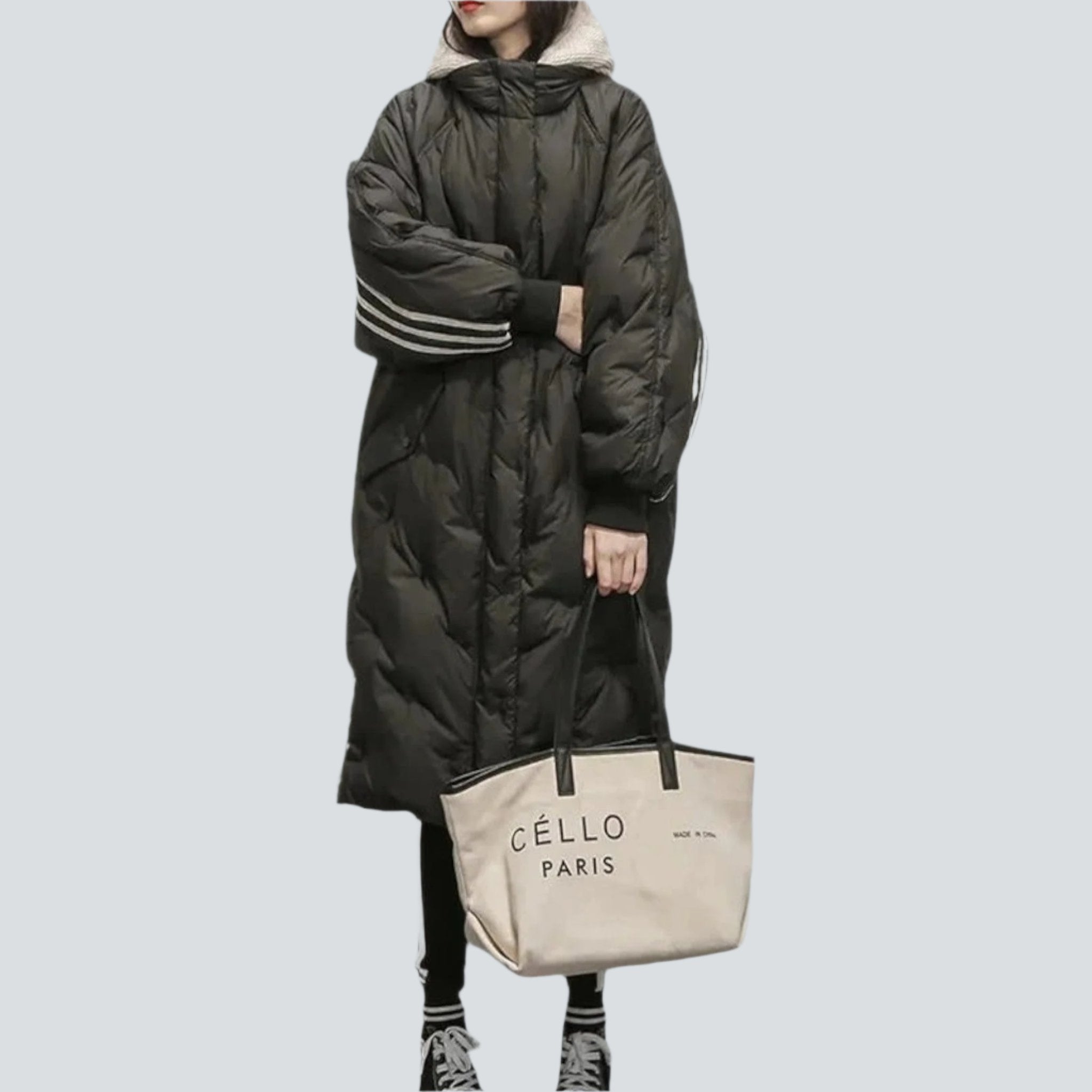 Amélina - Élégante veste d'hiver longue