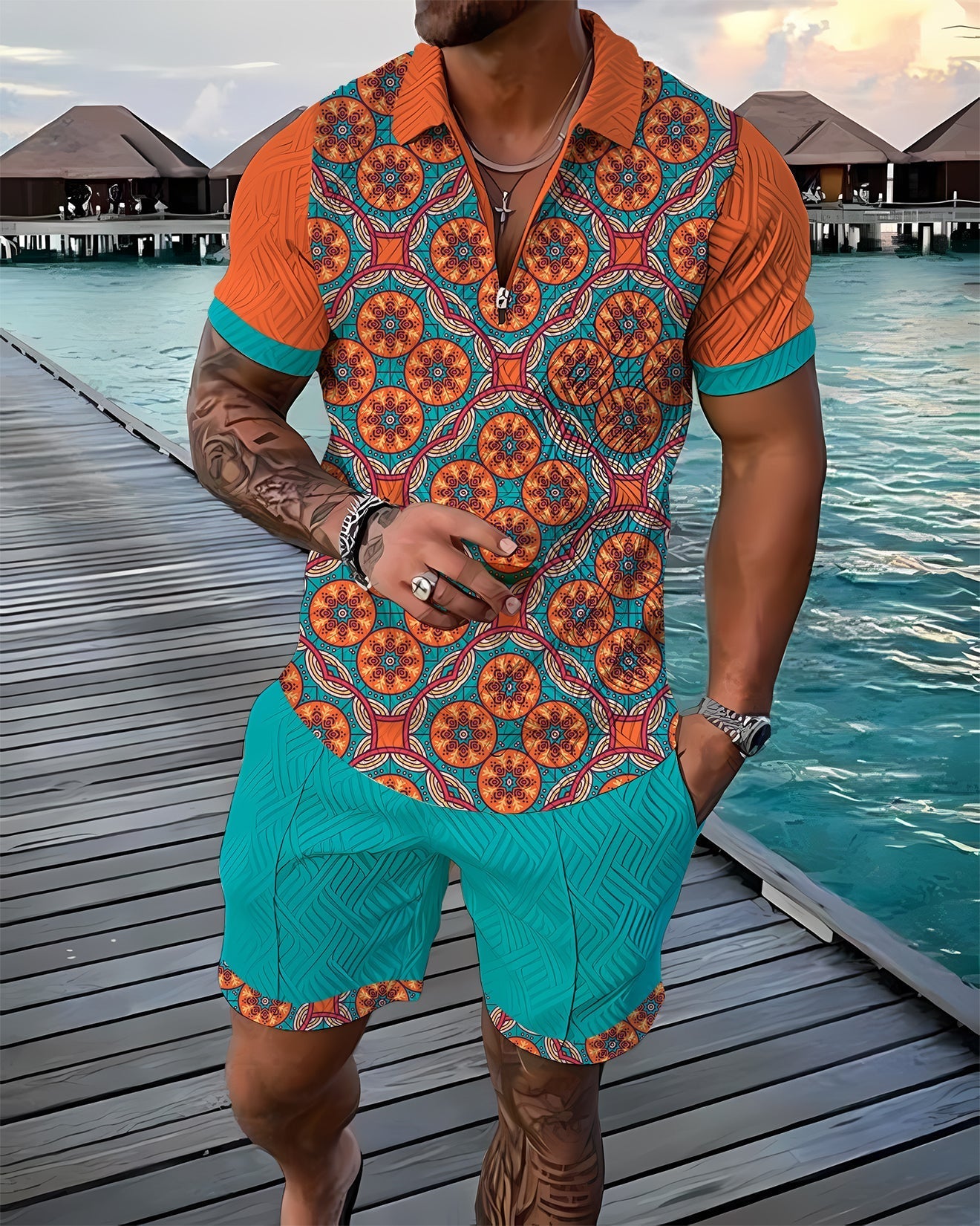 Aurélien – Ensemble polo élégant pour homme