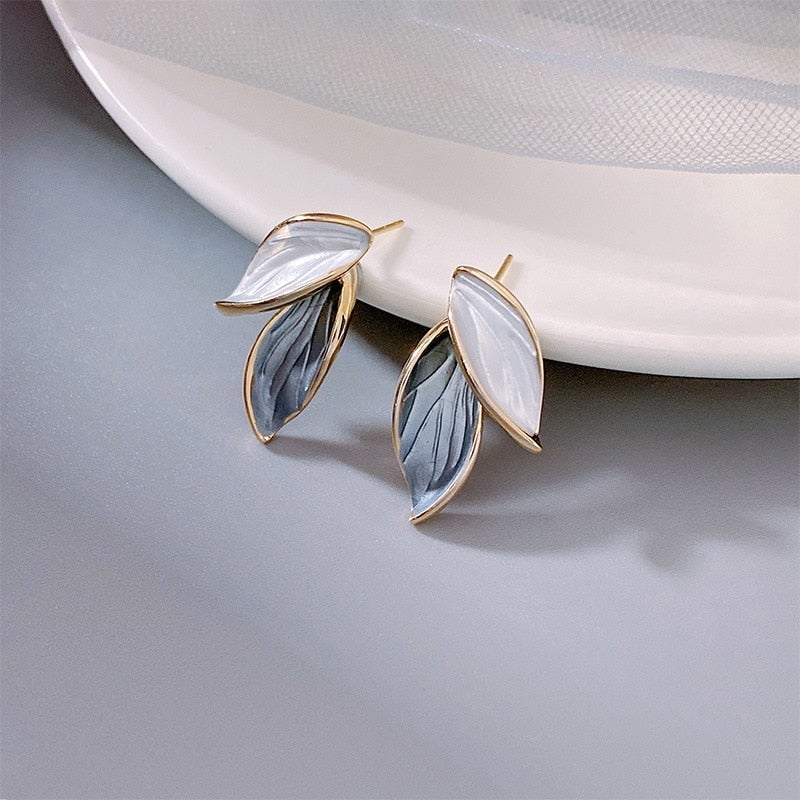 Aileoria – Boucles d’oreilles de luxe avec ailes en émail peintes à la main