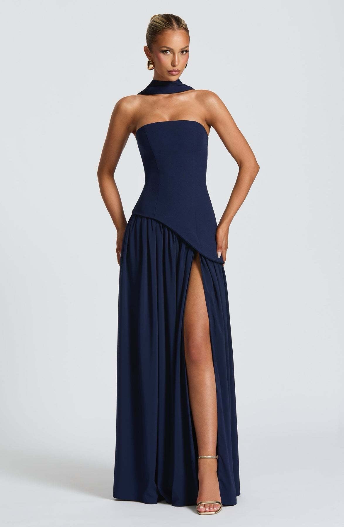 Éléonore – Robe maxi élégante et fluide