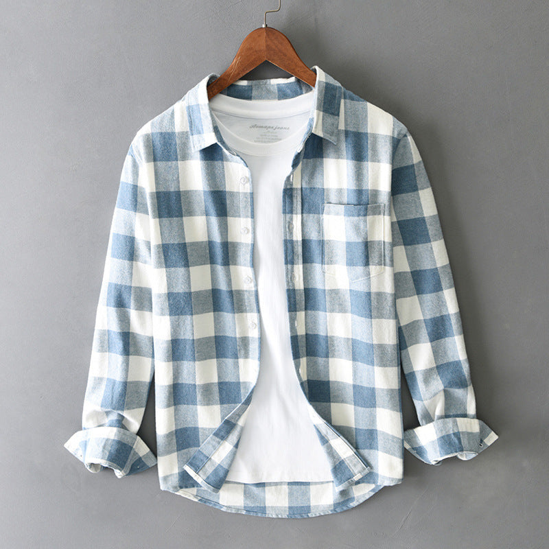 François – Chemise à carreaux élégante