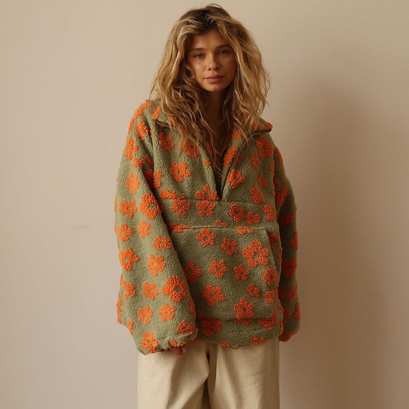 Raymonda – Veste polaire fleurie