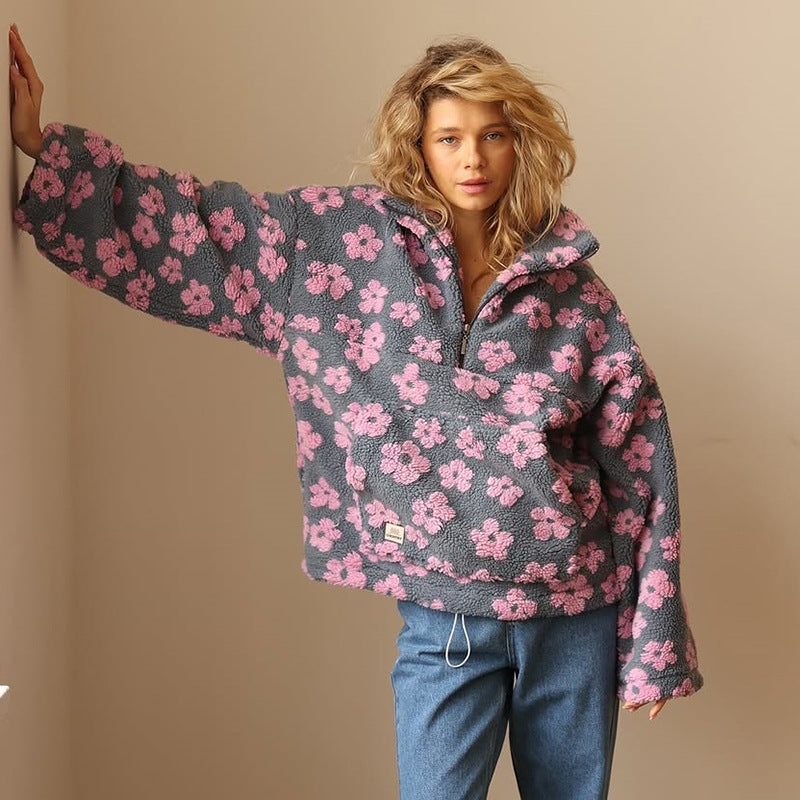 Raymonda – Veste polaire fleurie