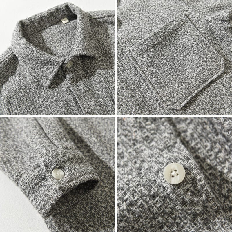 Ernest - Chemise en tweed élégante et chaleureuse