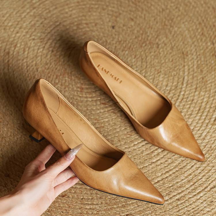 Anouk - Escarpins élégants en cuir véritable