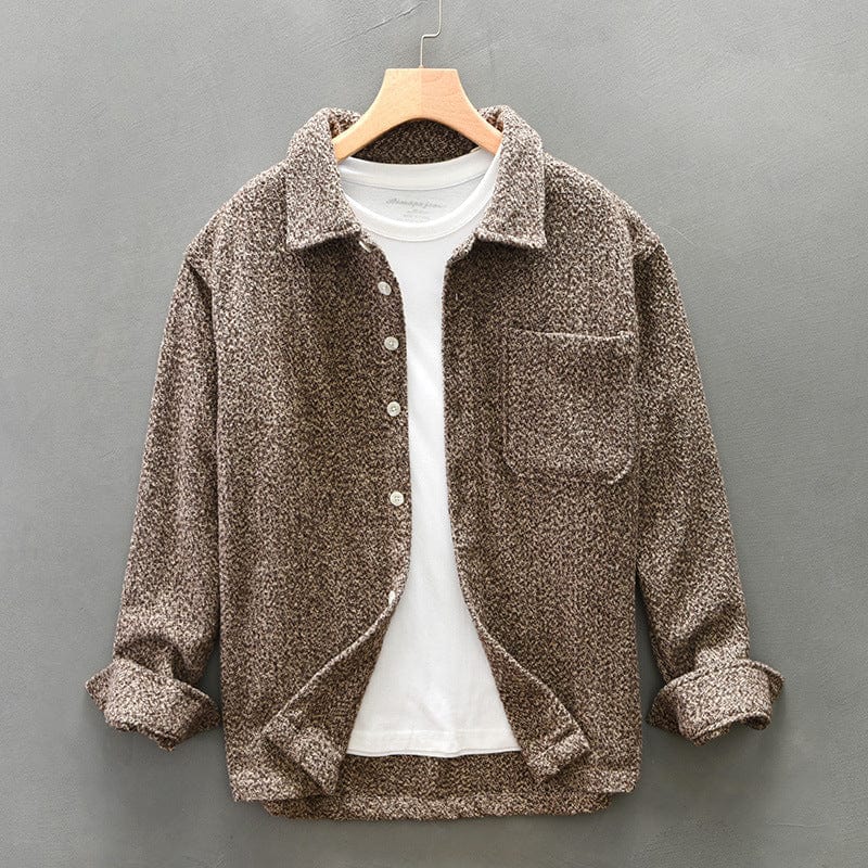Ernest - Chemise en tweed élégante et chaleureuse