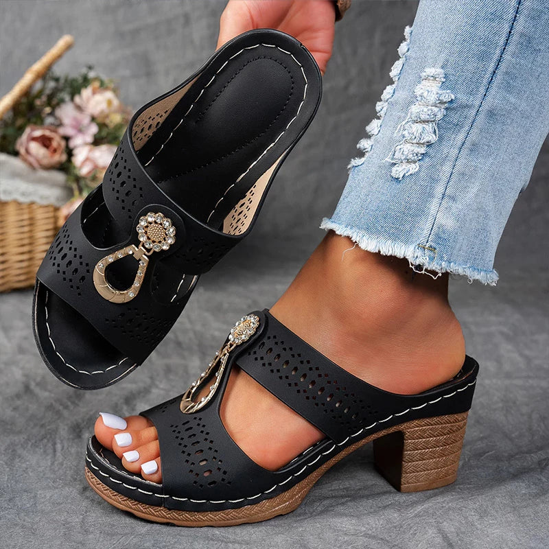 Élise – Sandales orthopédiques chic et confortables