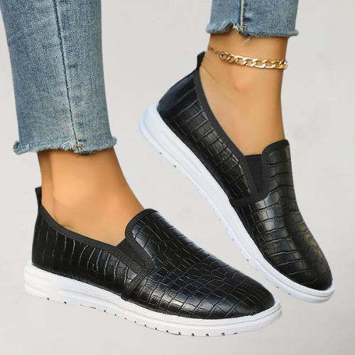 Ismérie - Mocassins stylés à bout rond