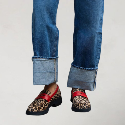 Lunéa - Mocassins colourblock à bout rond