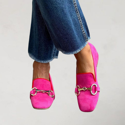 Alisanne - Mocassins à enfiler avec boucle métallique