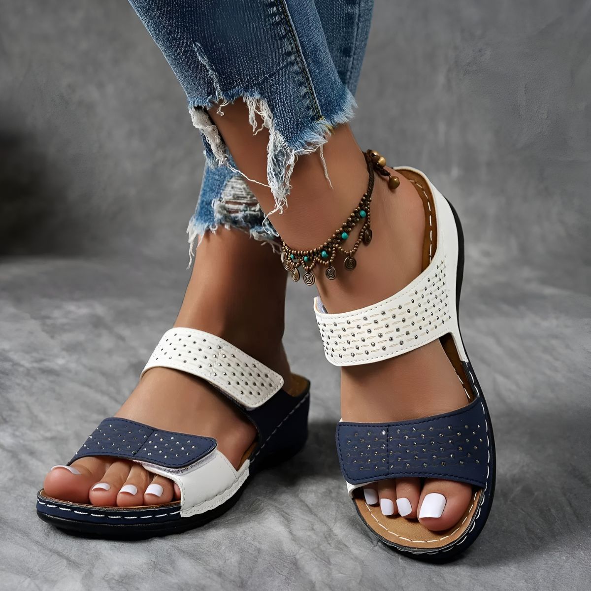 Théodora – Sandales orthopédiques élégantes et confortables
