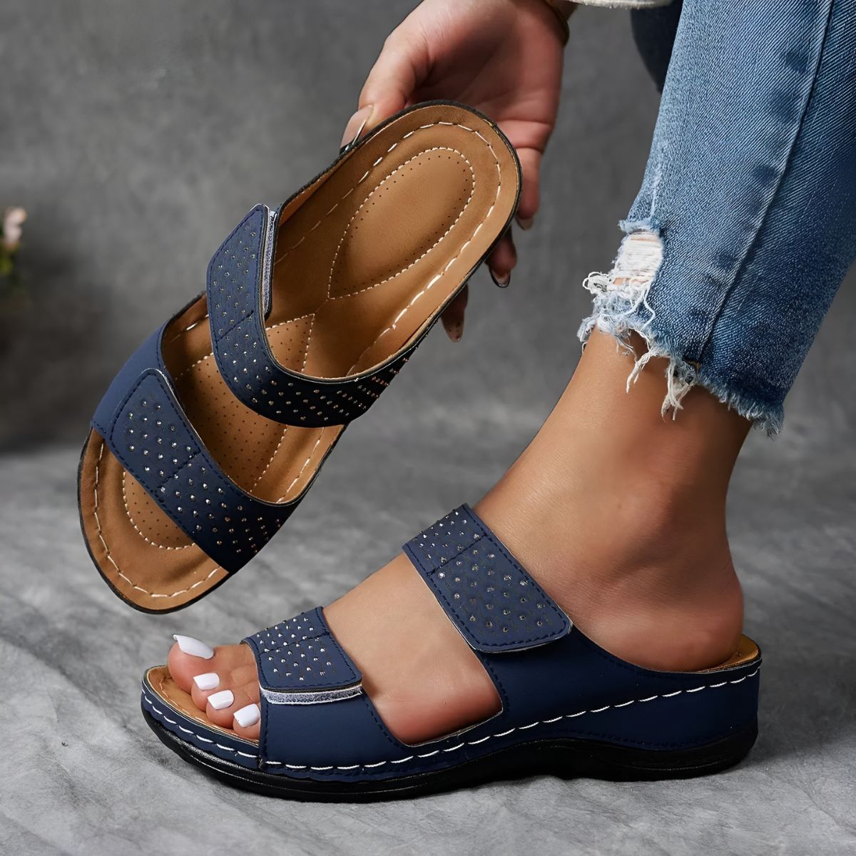 Théodora – Sandales orthopédiques élégantes et confortables