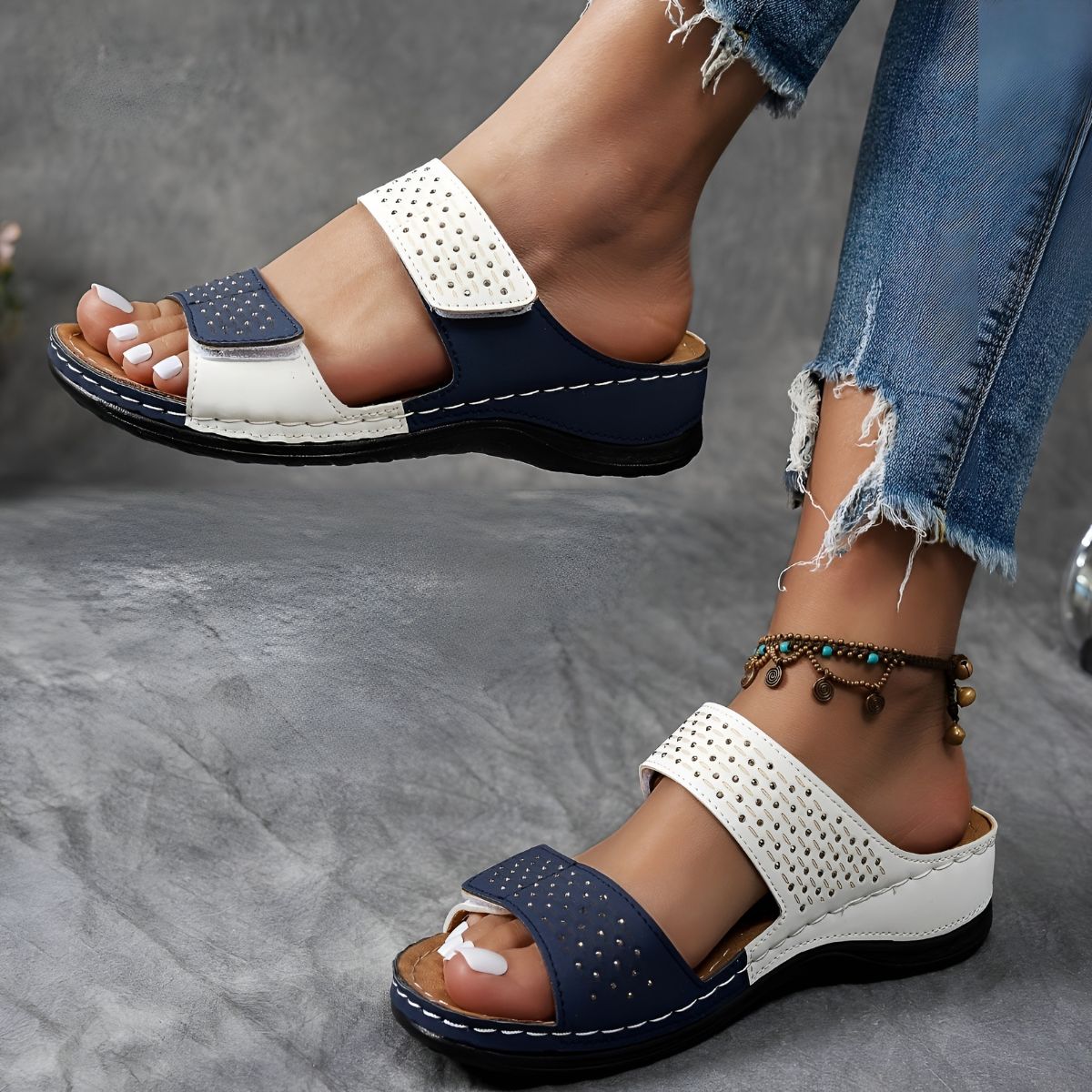 Théodora – Sandales orthopédiques élégantes et confortables
