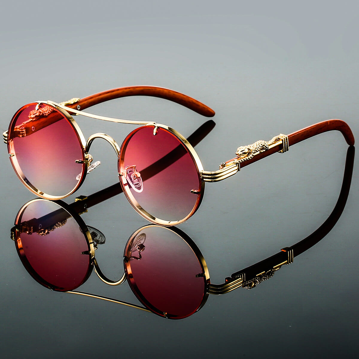 Léon – Lunettes de soleil rétro élégantes
