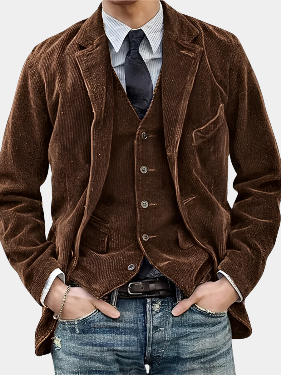 Dumont – Veste et gilet vintage élégants