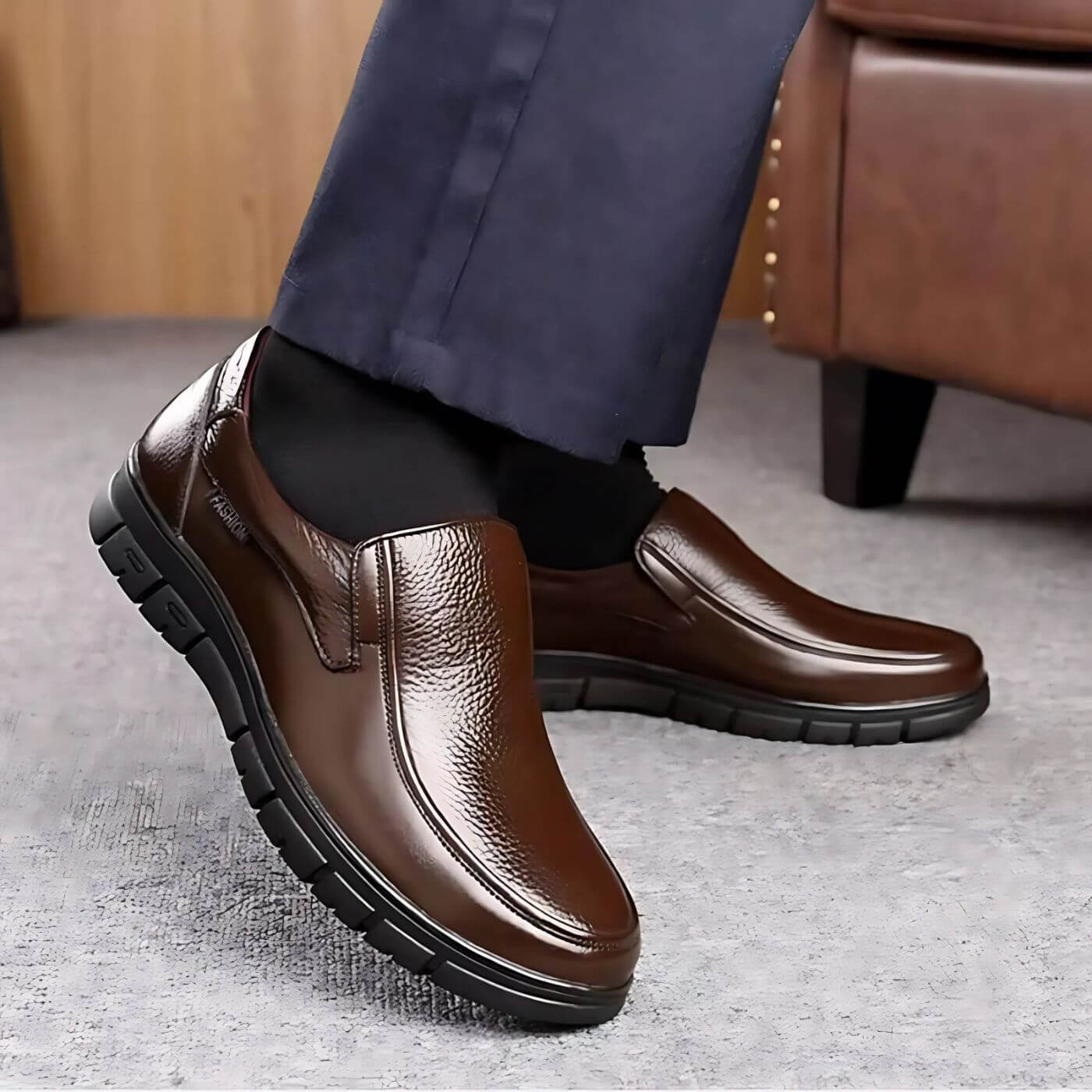 Aubin - Chaussures orthopédiques en cuir