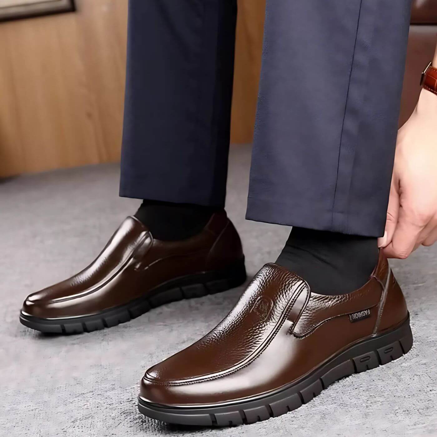 Aubin - Chaussures orthopédiques en cuir