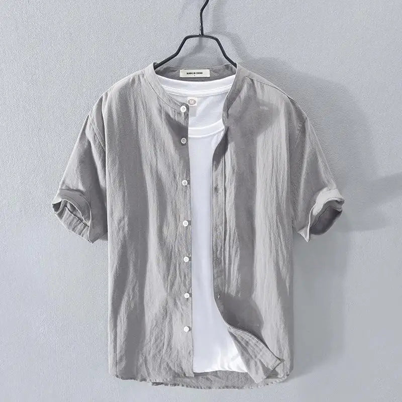 François – Chemise d’été en coton et lin