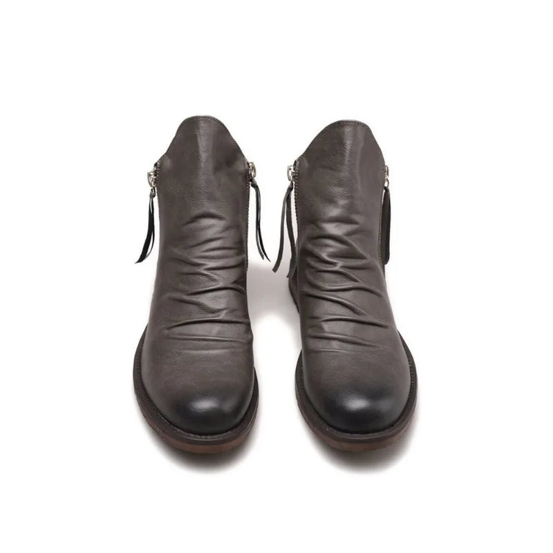 Cyril - Bottines Chelsea en cuir véritable