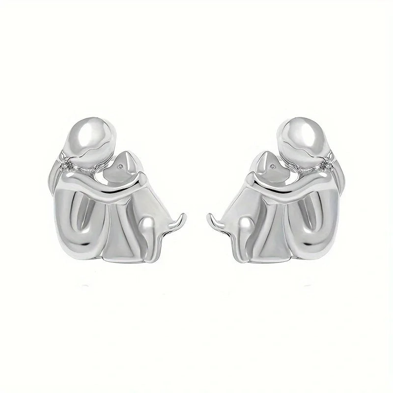 Chanel – Boucles d’oreilles avec icône de chien