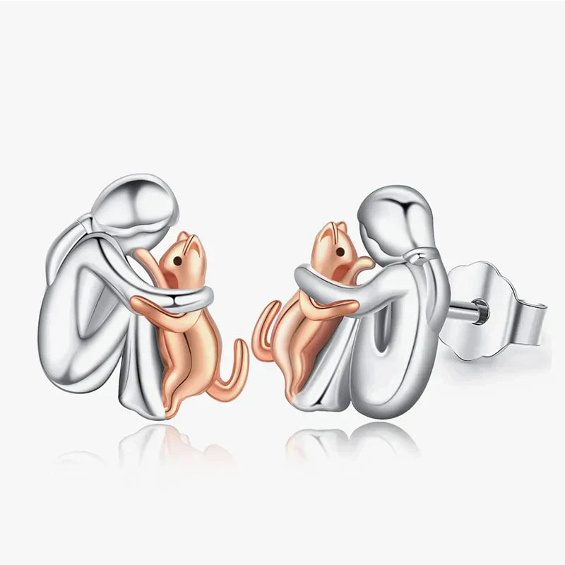 Kiki – Boucles d’oreilles avec icône de chat