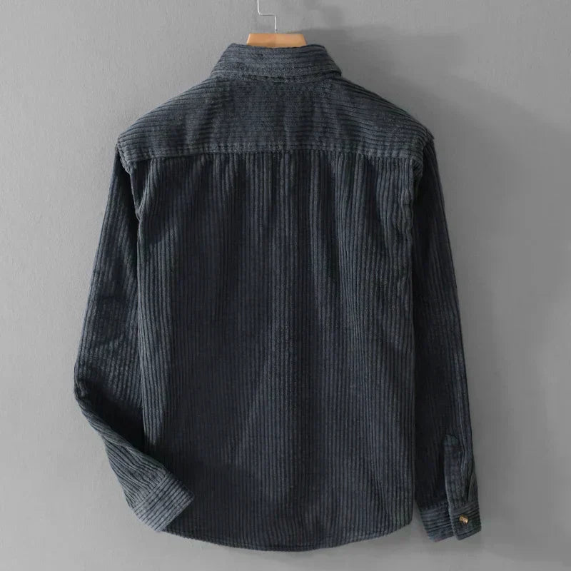 Émile – Chemise en velours côtelé élégante