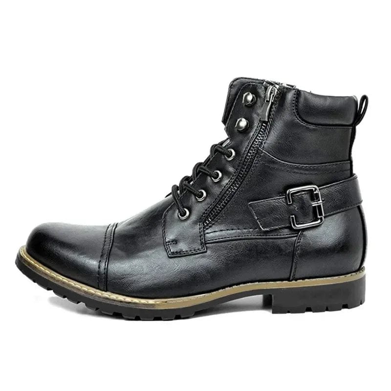 Gaël - Bottines en cuir robustes et élégantes