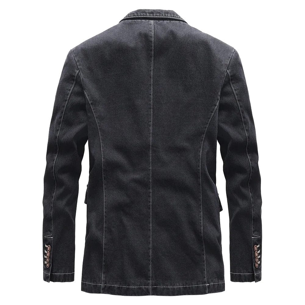 Alban - Veste en denim urbain avec une touche vintage