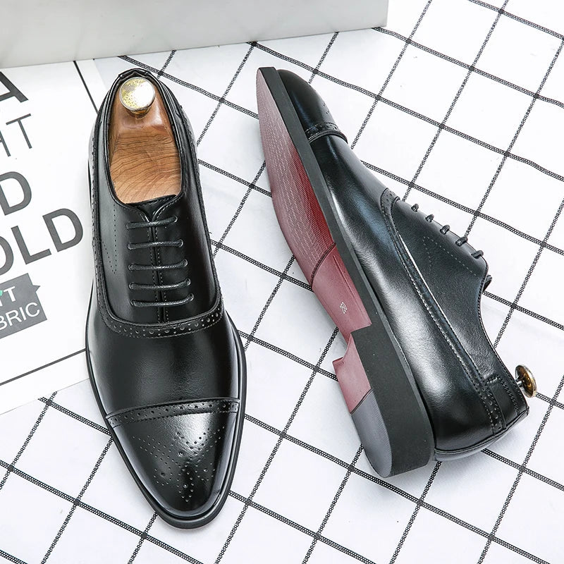 Stéphane - Chaussures Oxford brogue royales