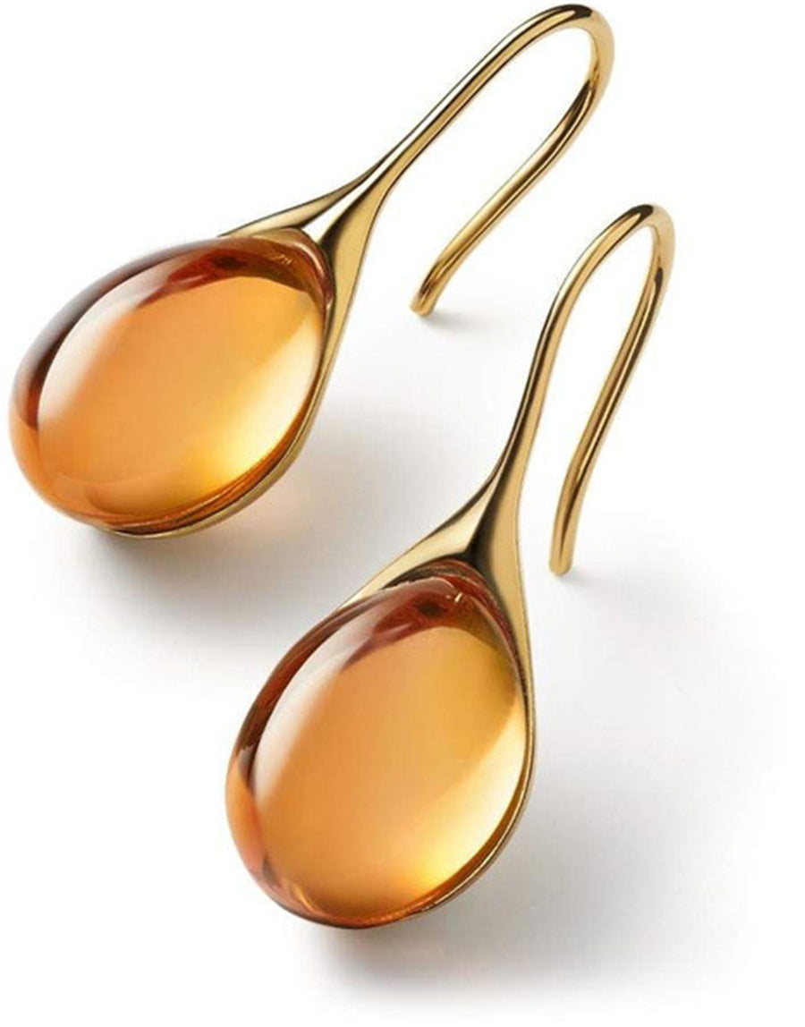 Boucles d'oreilles pendantes en cristal