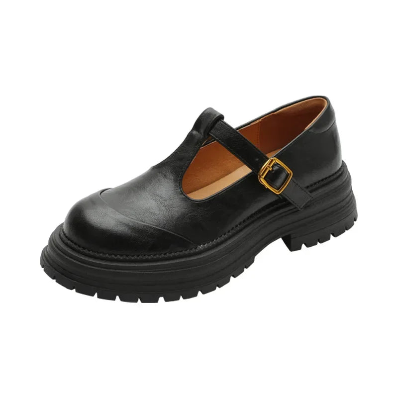 Pascalette – Élégantes Mary Janes en cuir