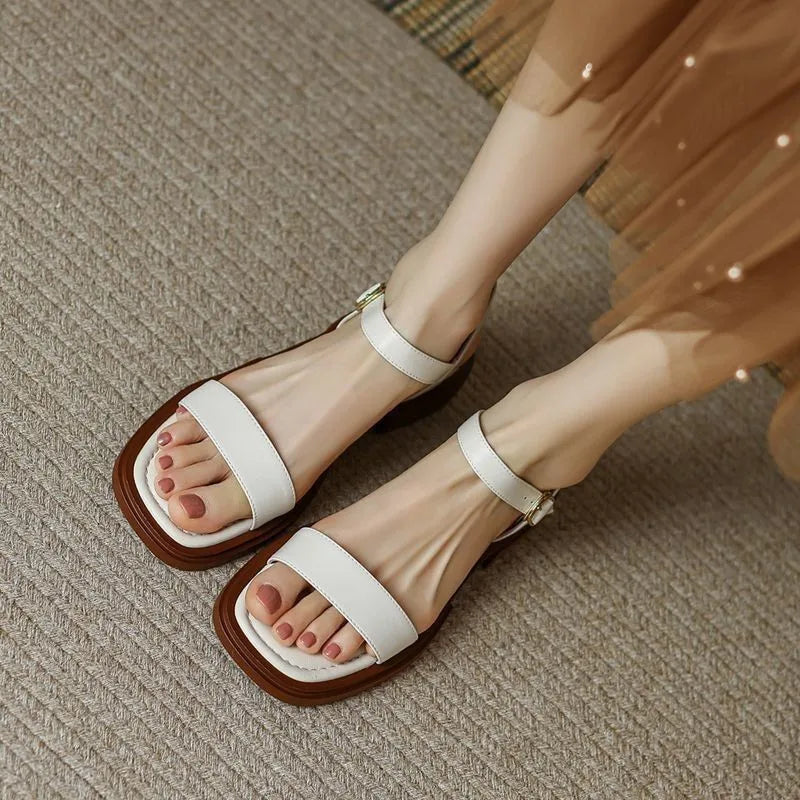Honorine – Sandales élégantes avec semelle en cuir