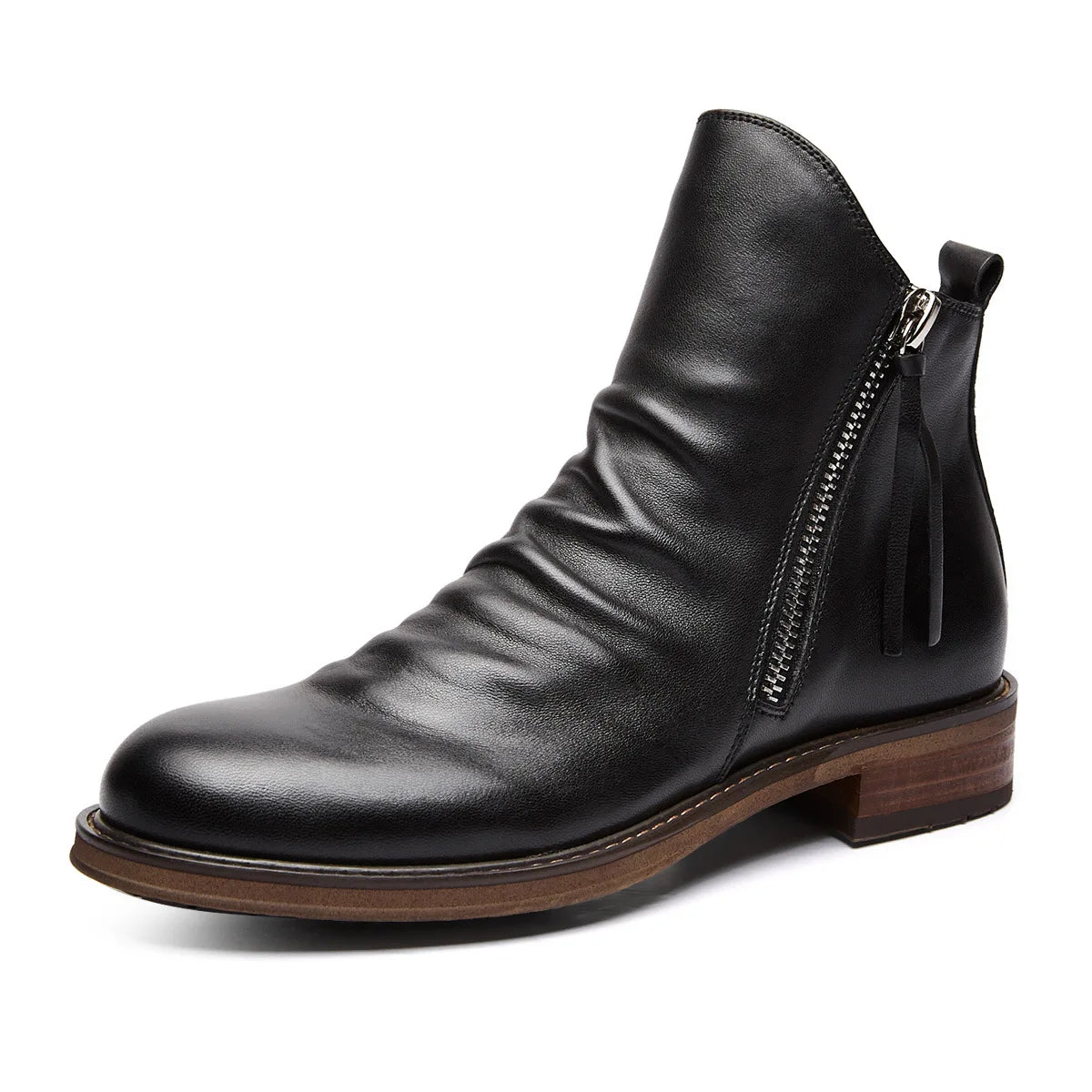 Cyril - Bottines Chelsea en cuir véritable