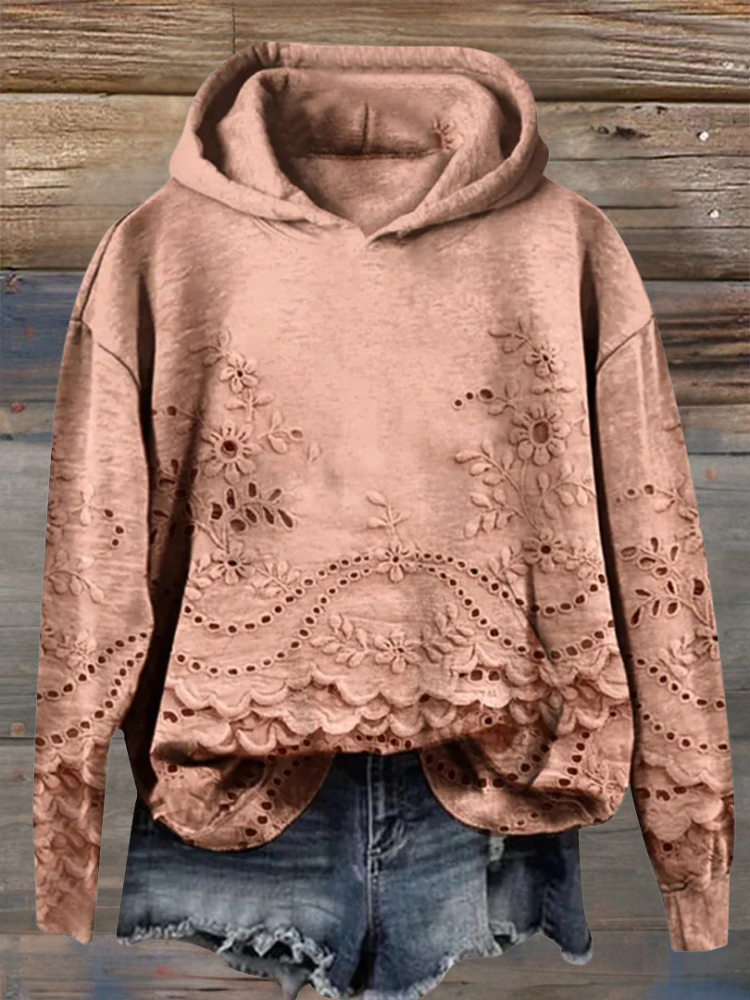 Sophie – Sweat à capuche fleuri