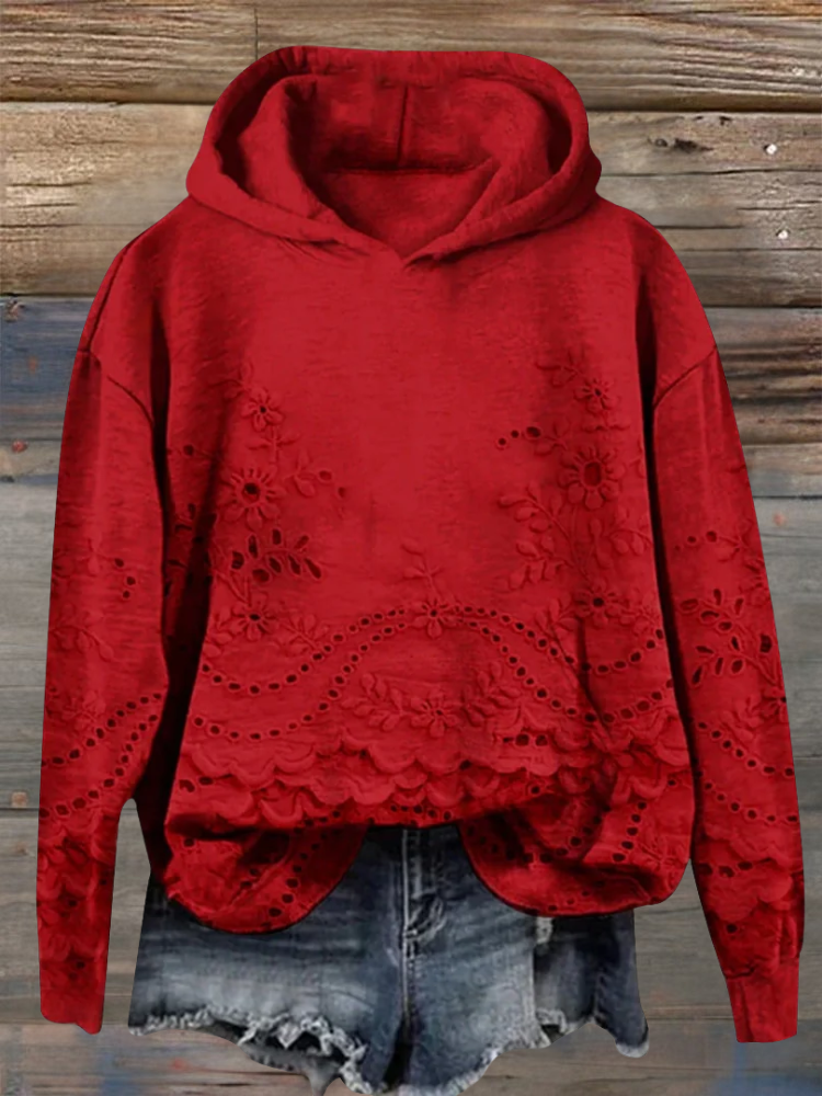 Sophie – Sweat à capuche fleuri