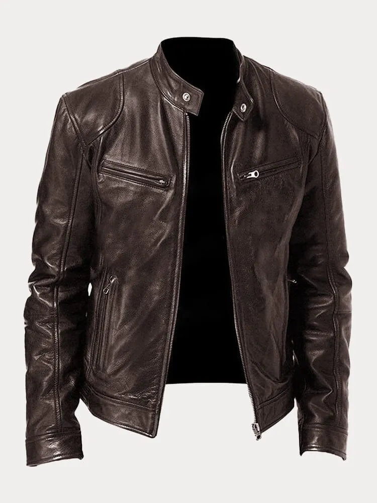 Serge – Veste en cuir élégante et polyvalente
