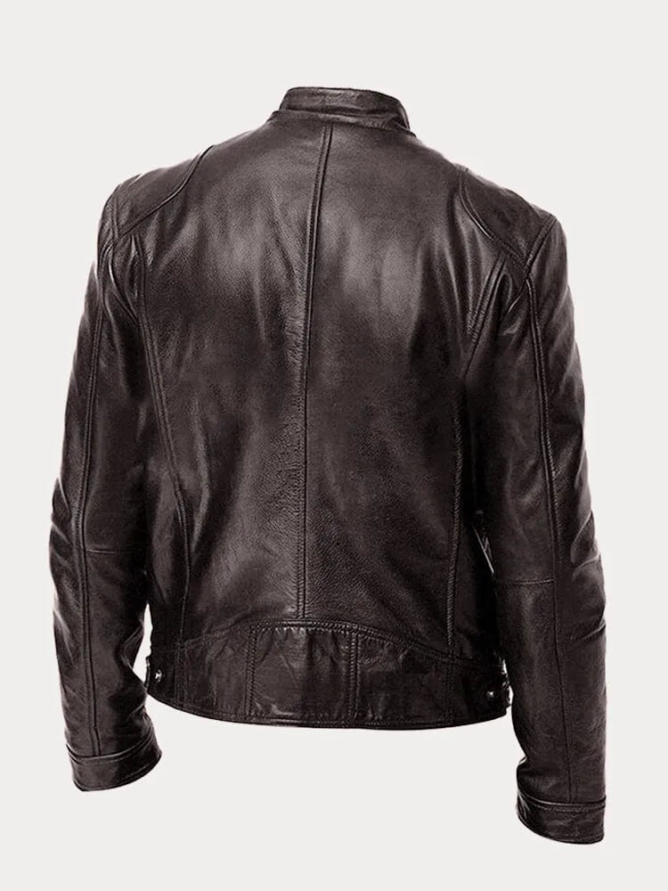 Serge – Veste en cuir élégante et polyvalente