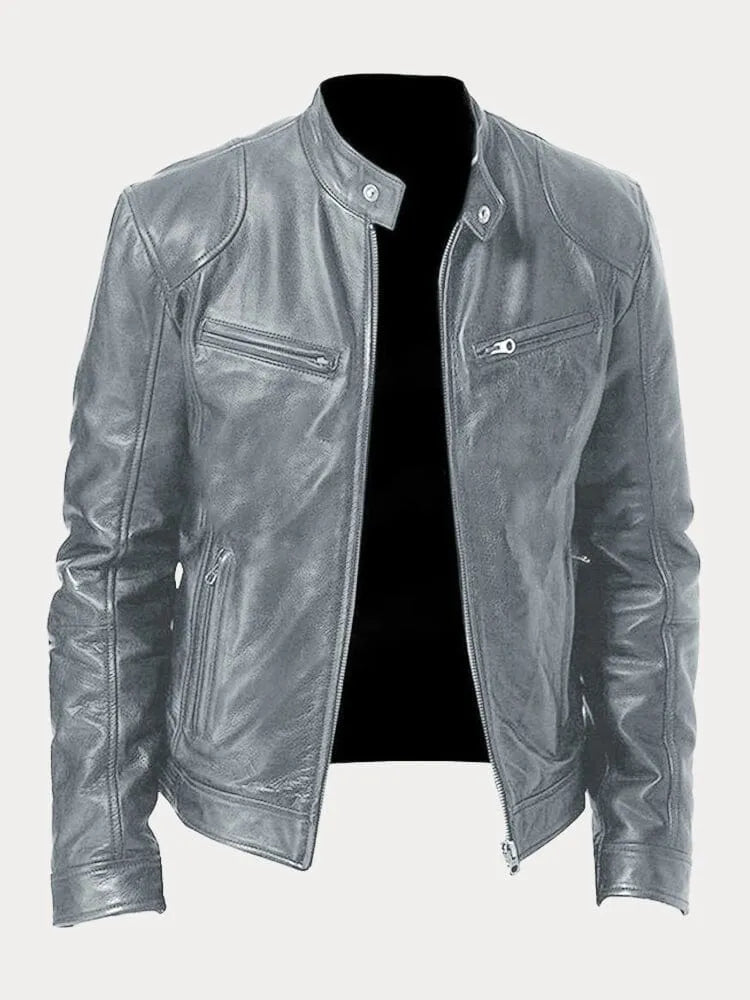 Serge – Veste en cuir élégante et polyvalente