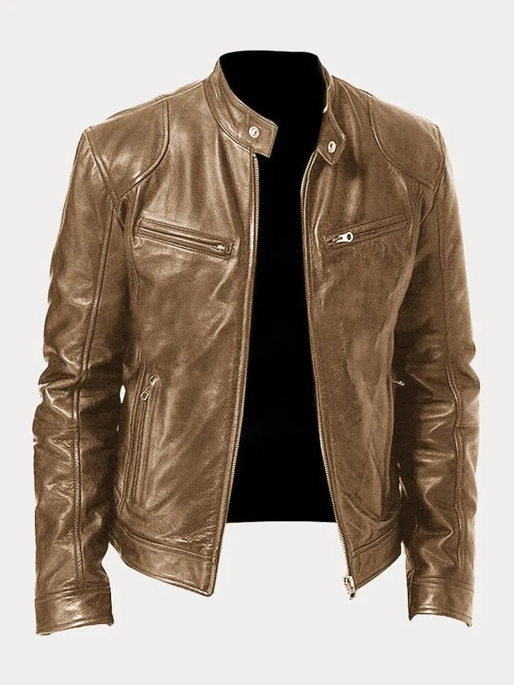 Serge – Veste en cuir élégante et polyvalente