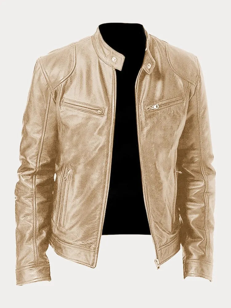Serge – Veste en cuir élégante et polyvalente