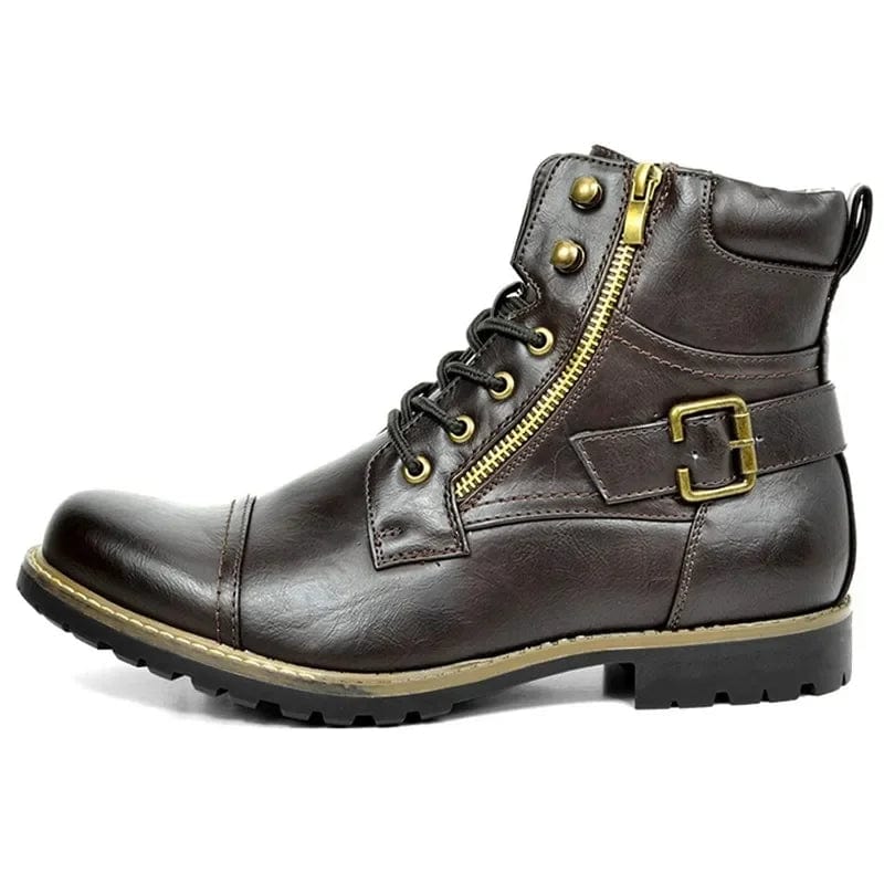 Gaël - Bottines en cuir robustes et élégantes